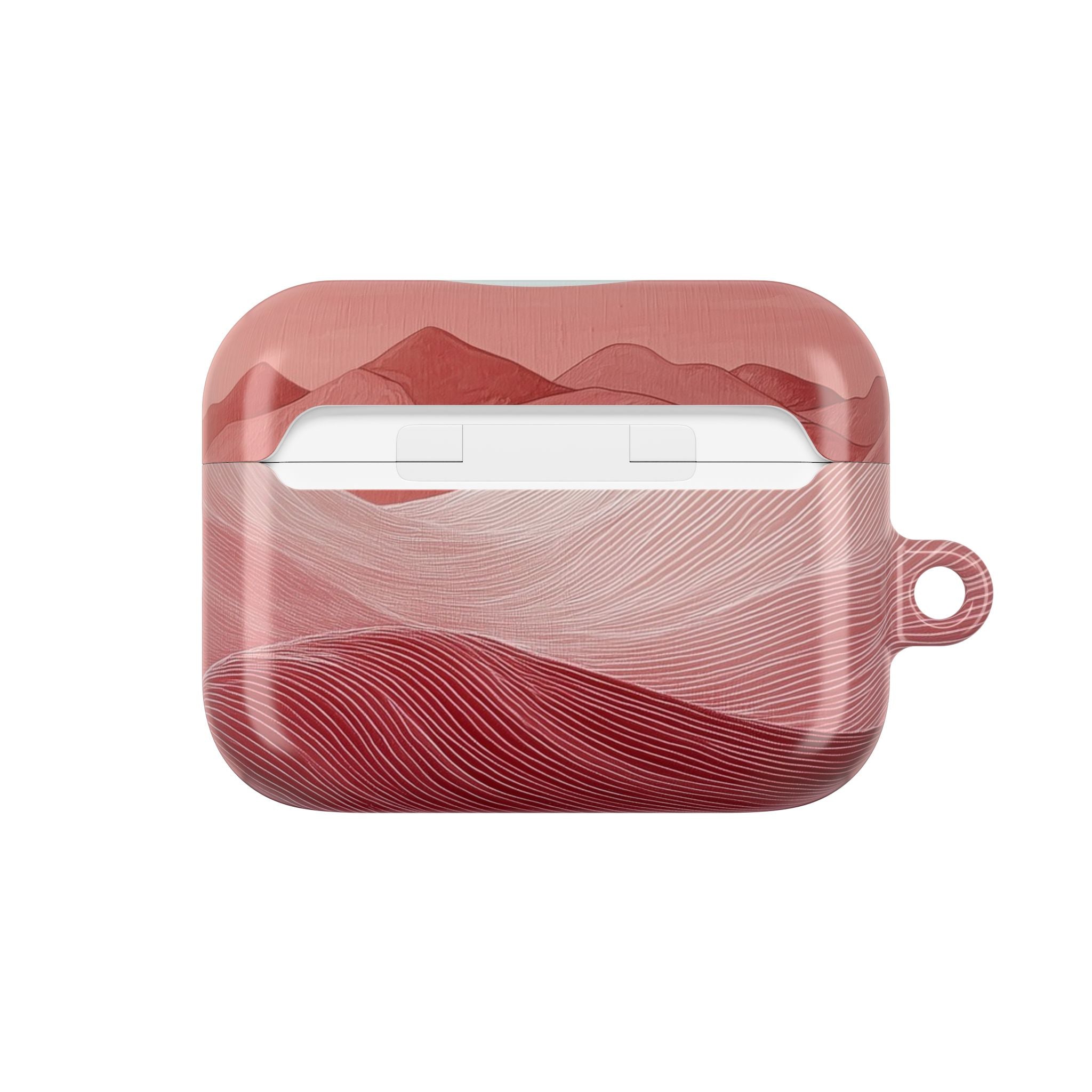 White Orb Dunes - AirPods Case