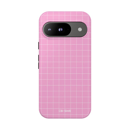 Pink Squares Align - Google Pixel Case