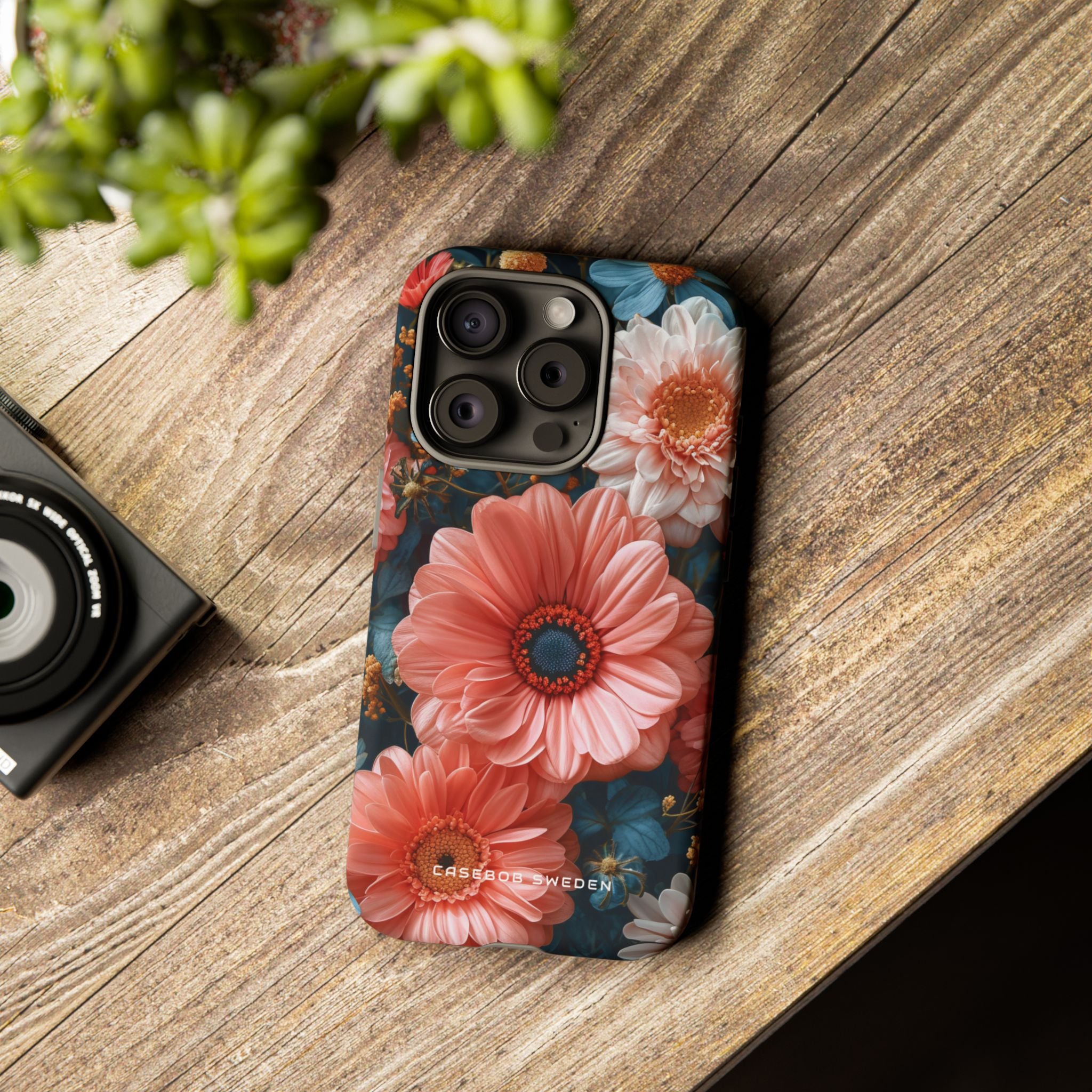 Surreal Floral Harmony iPhone 15 - Tough Phone Case