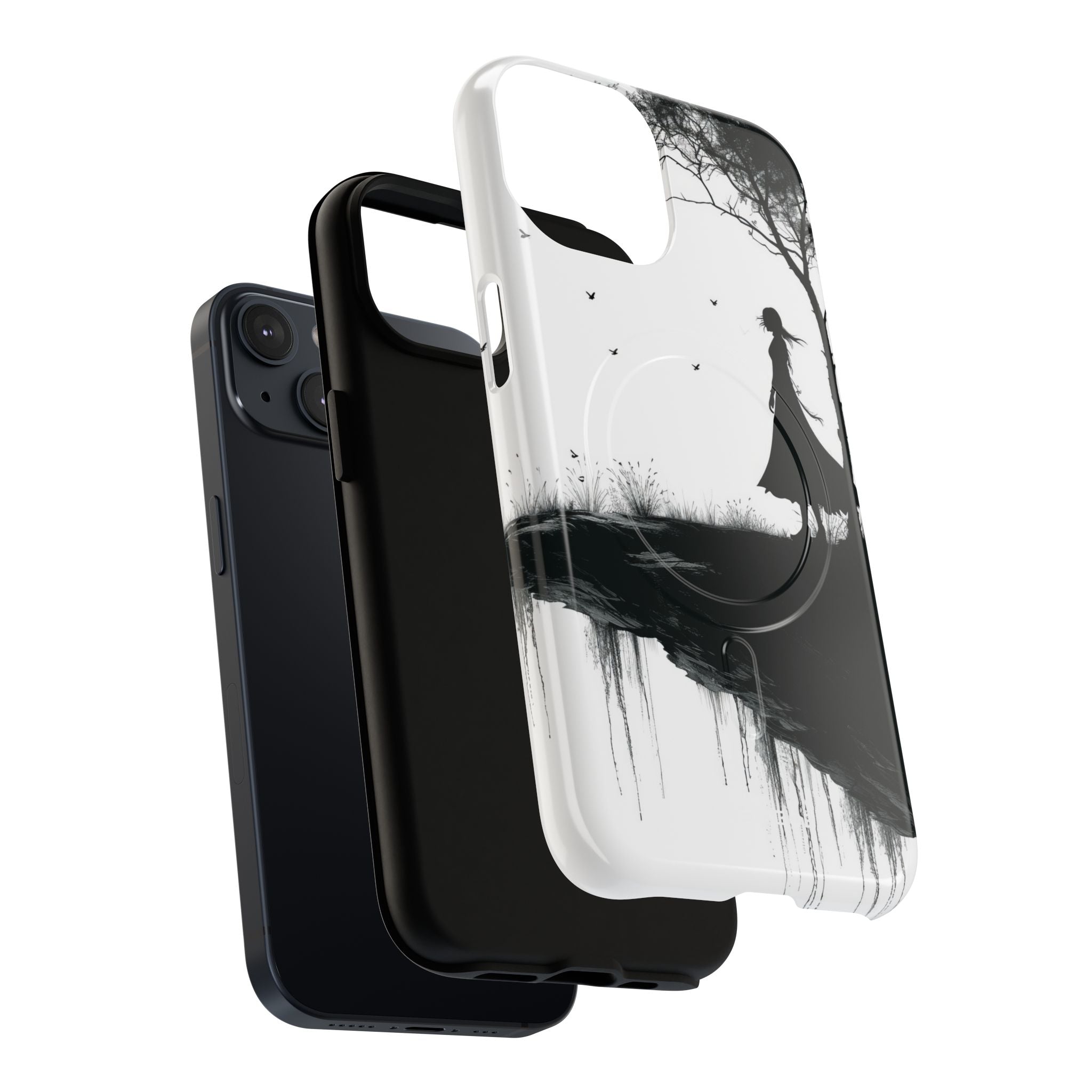 Cliffside Silhouette iPhone 14 Case - Tough+