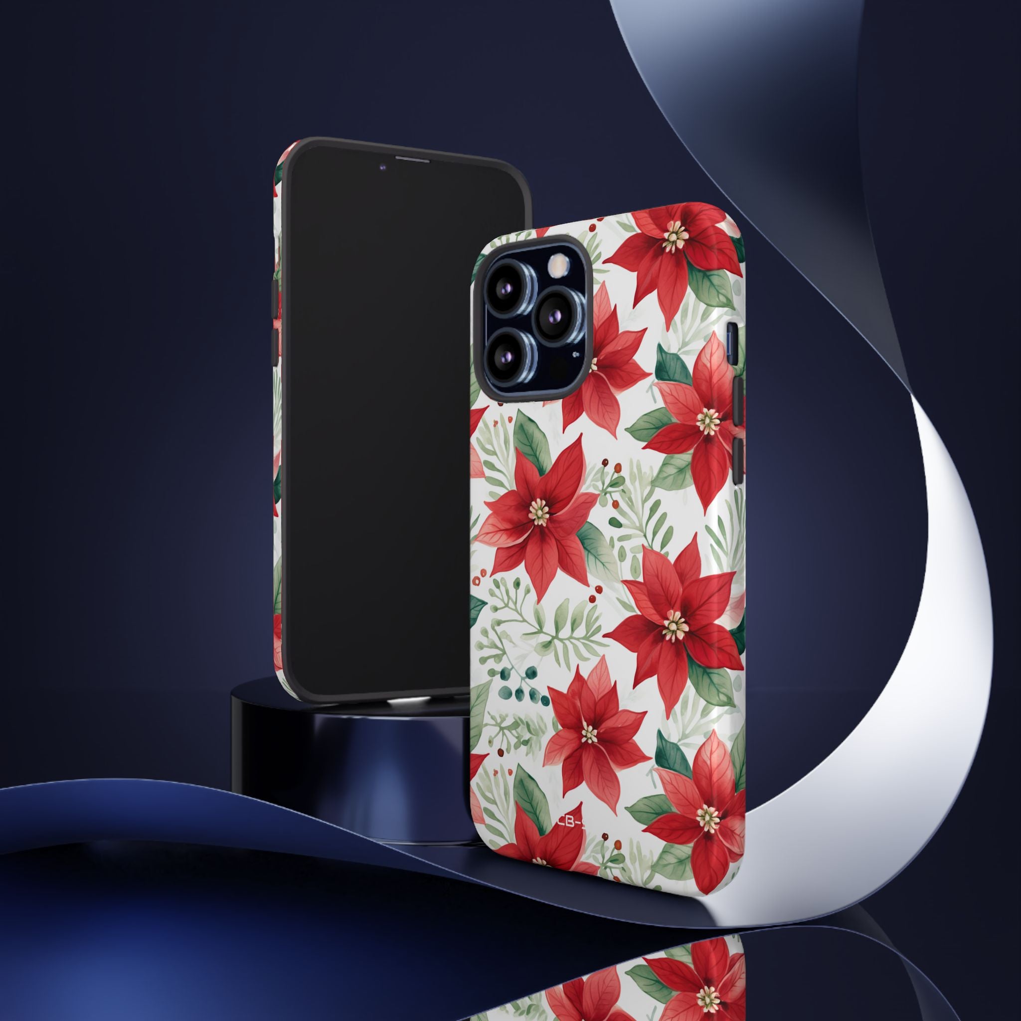 Poinsettias Bloom Bright - iPhone Case