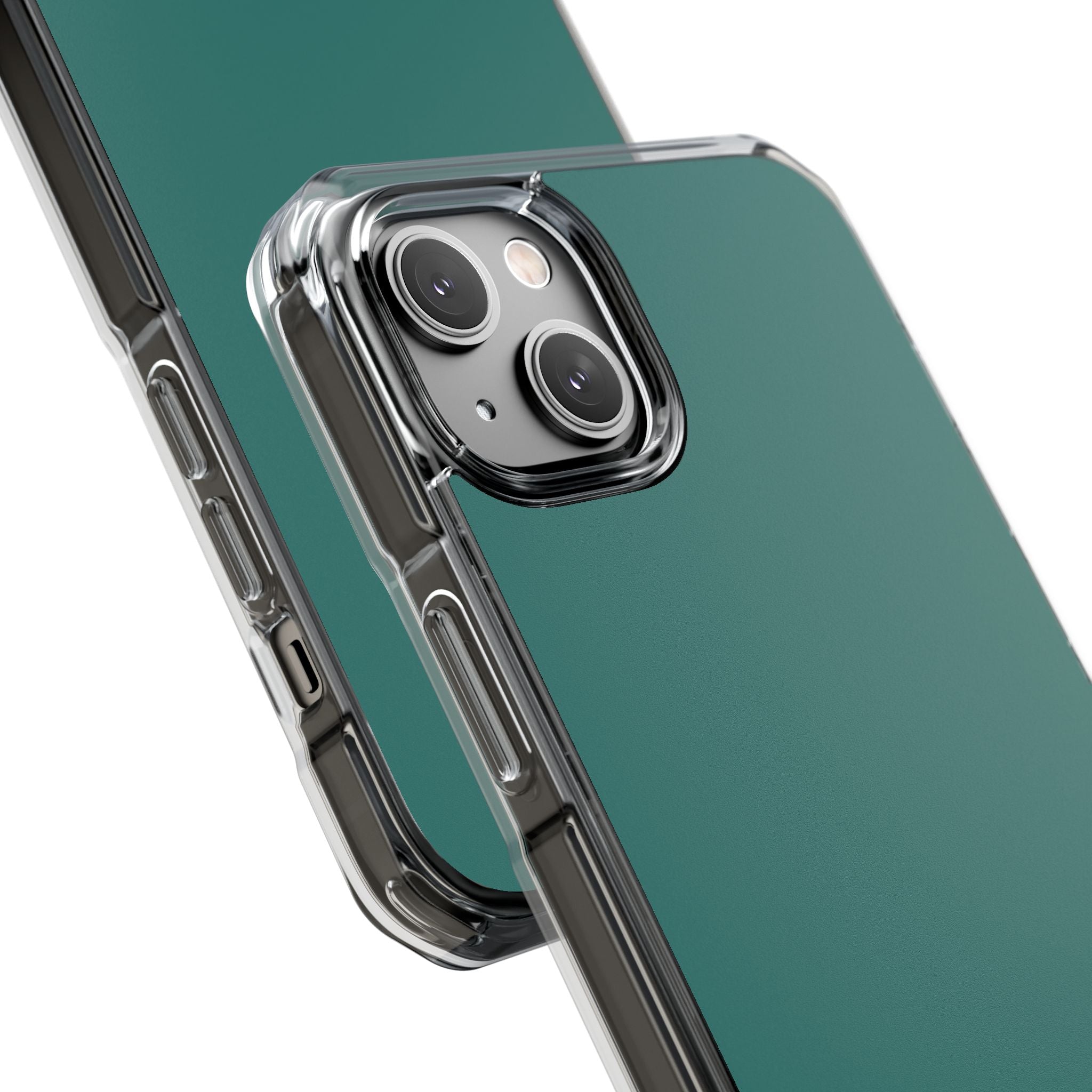 Myrtle Green - Clear Impact Case for iPhone