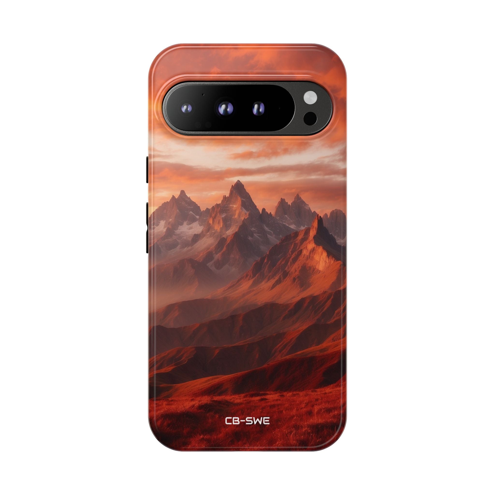 Mountain Peaks Glowing - Google Pixel Case