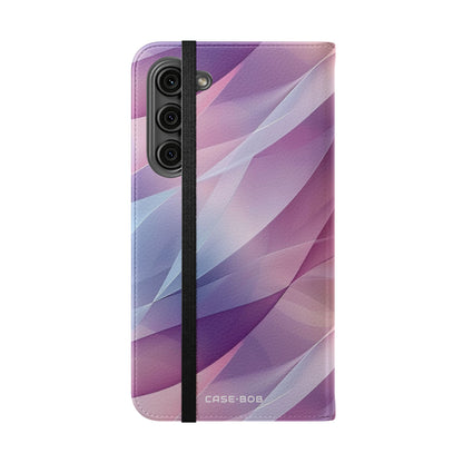 Pink Leafwave - Samsung S23+ Case - Lompakko