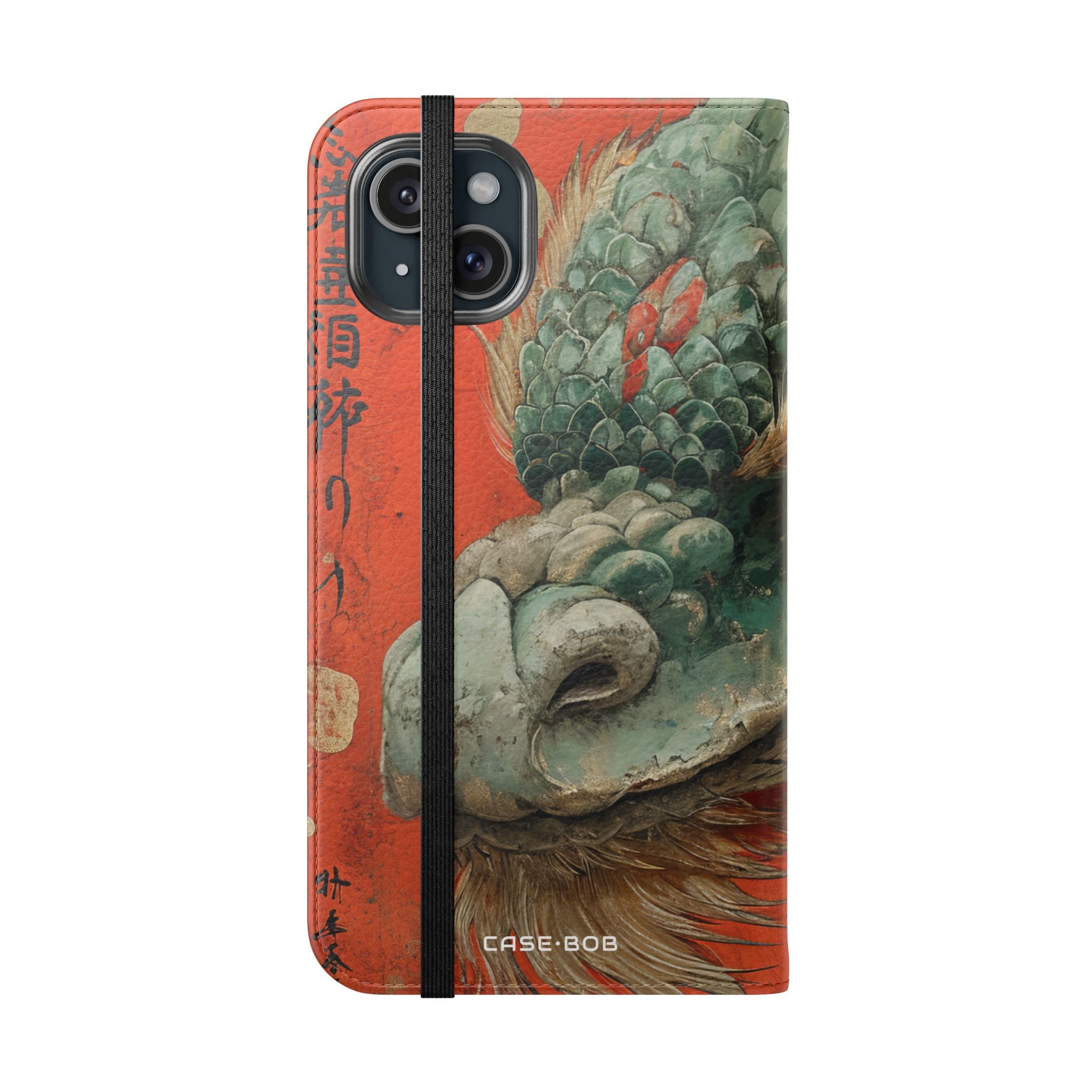 Drakenblik Crimson - iPhone 15 Plus Case - Portemonnee