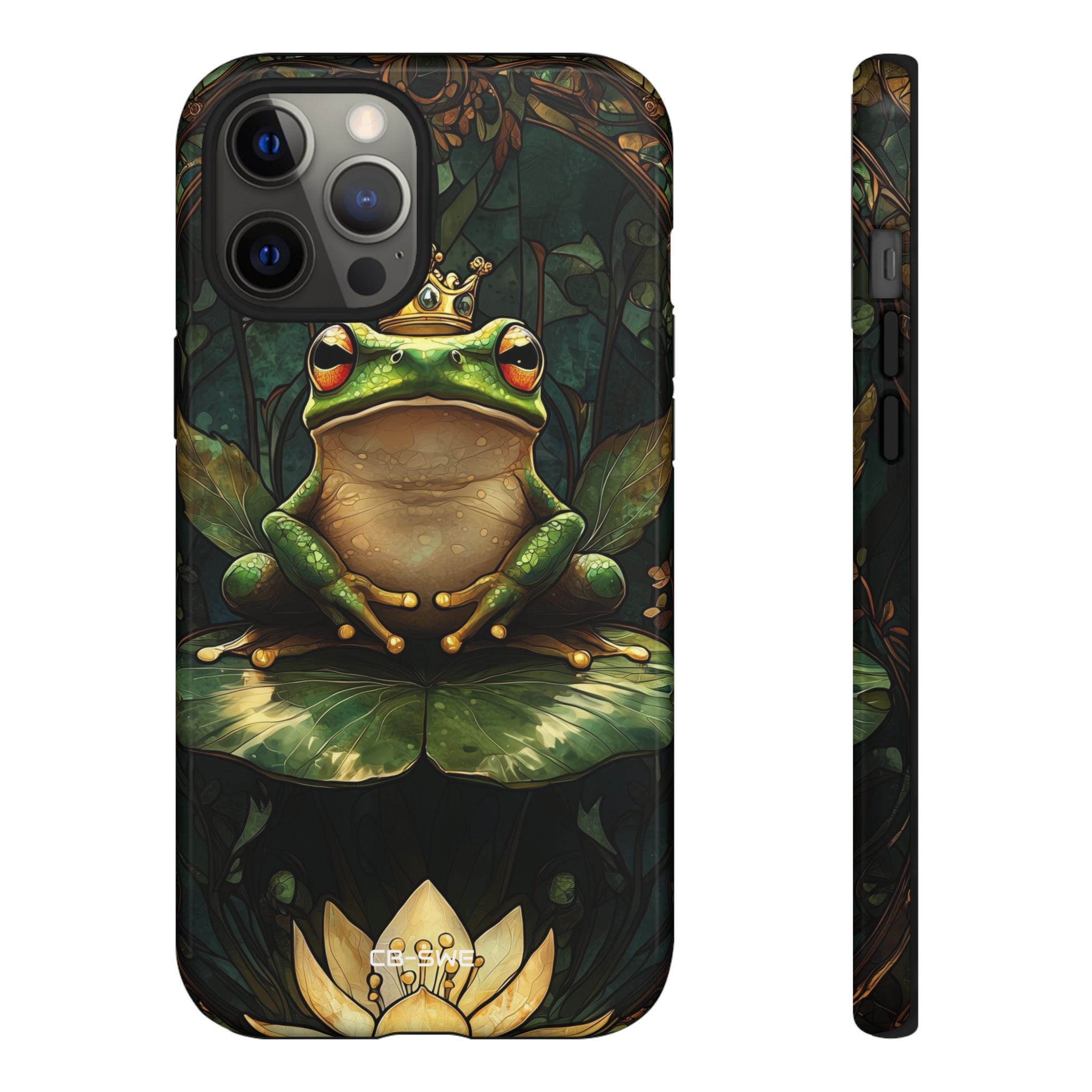 Crowned Frog Rests - iPhone Case