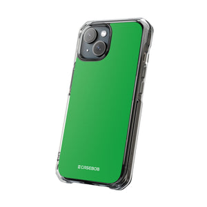 Pantone Green | Handyhülle für iPhone (Clear Impact Case – magnetisch)