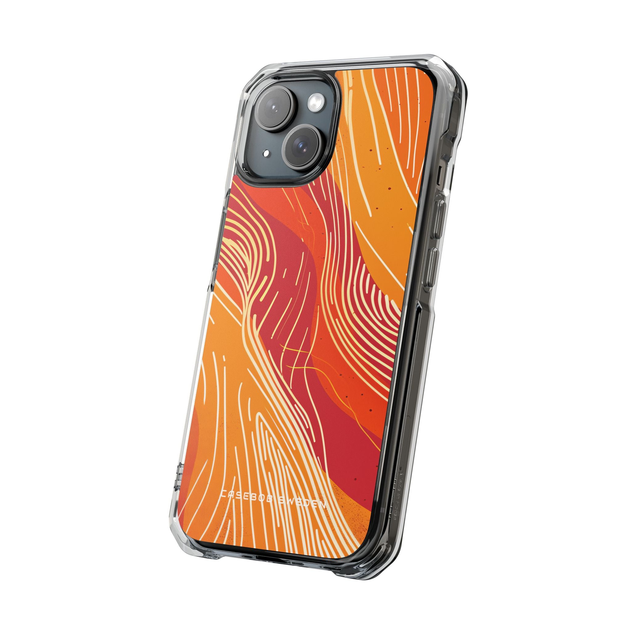 Gradient Flowwave Essence iPhone 15 - Clear Impact Phone Case