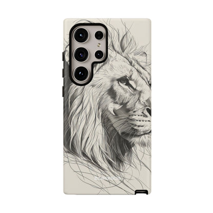 Majestic Lion: Minimalist Elegance - For Samsung S24