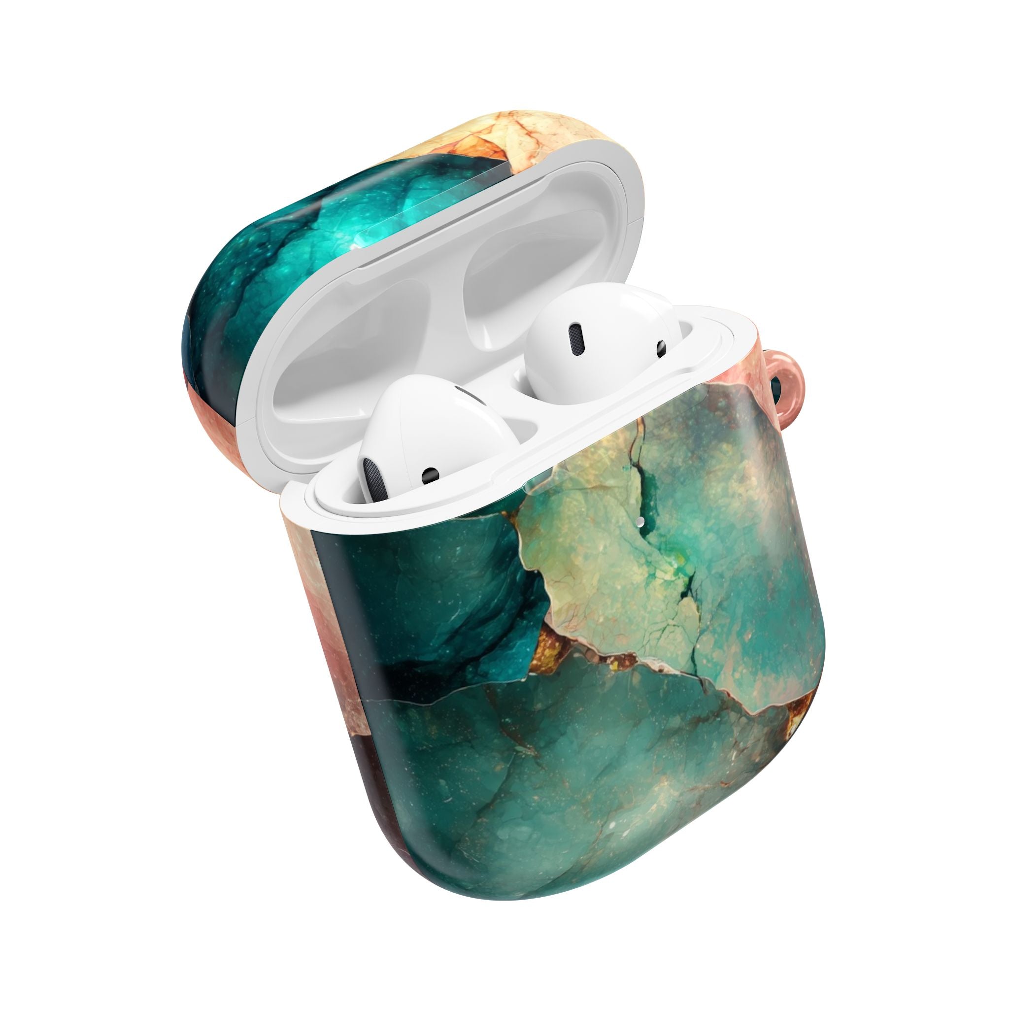 Haljennut jalokivi turkoosi - AirPods Case