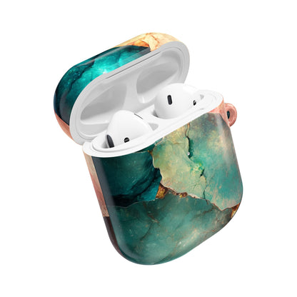 Haljennut jalokivi turkoosi - AirPods Case