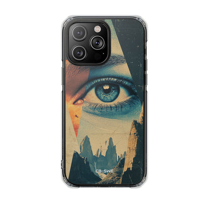 Eye Meets Mountains iPhone Case - Impact