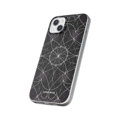 Radiant Petal Orbit iPhone 14 Plus Case - Soft