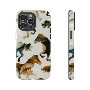 Tie Dye Horses - Protective Phone Case