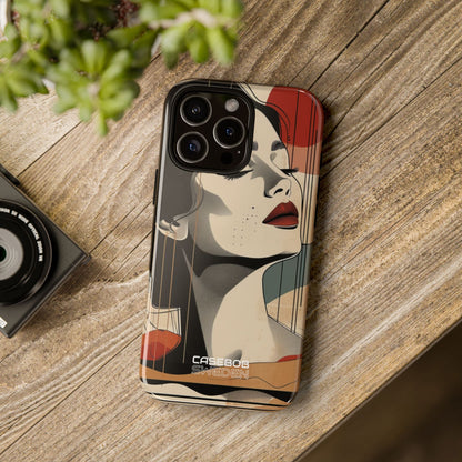 Calm Retro Muse iPhone 16 - Tough