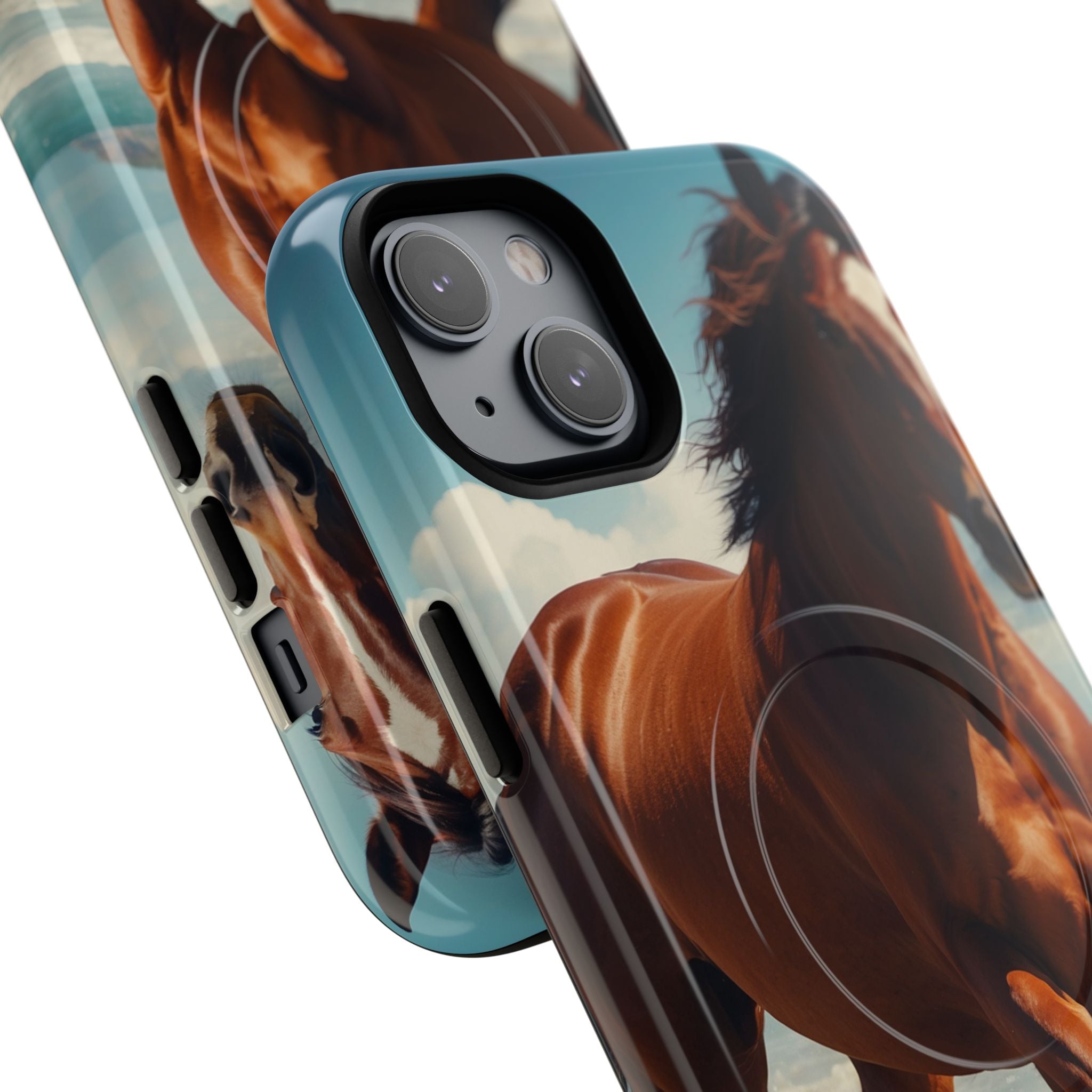 Blazing Horse iPhone 14 Plus Case - Tough+