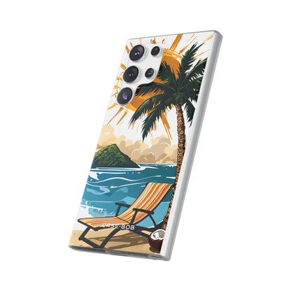 Sunny Palm Breeze Samsung S23 Ultra Case - Soft