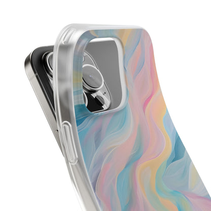 Dreamy Pastel Swirls - Flexi iPhone 16 Phone Case