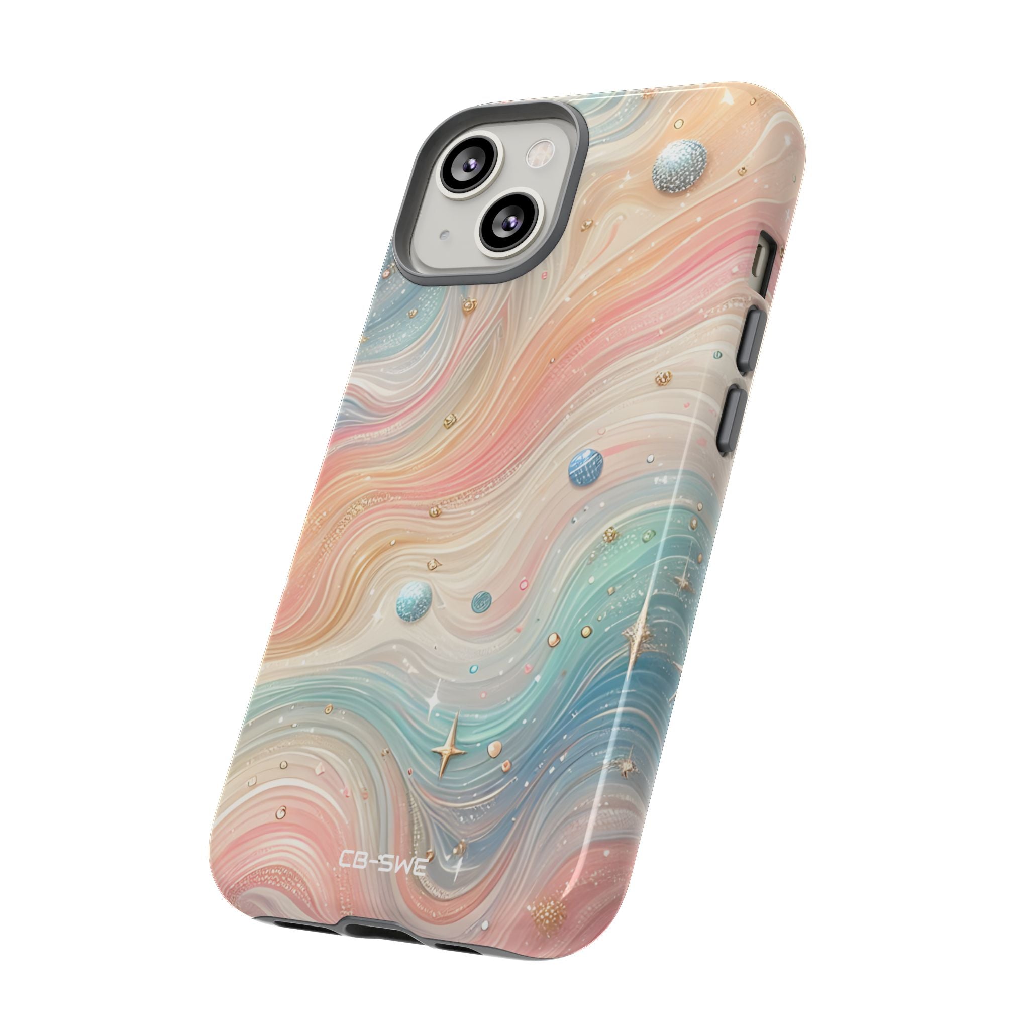 Celestial Waves Dance - iPhone Case