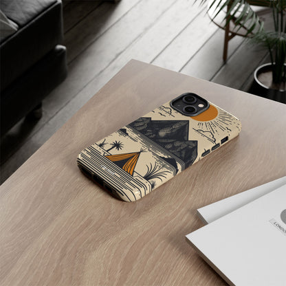 Golden Tent Awaits - iPhone Case
