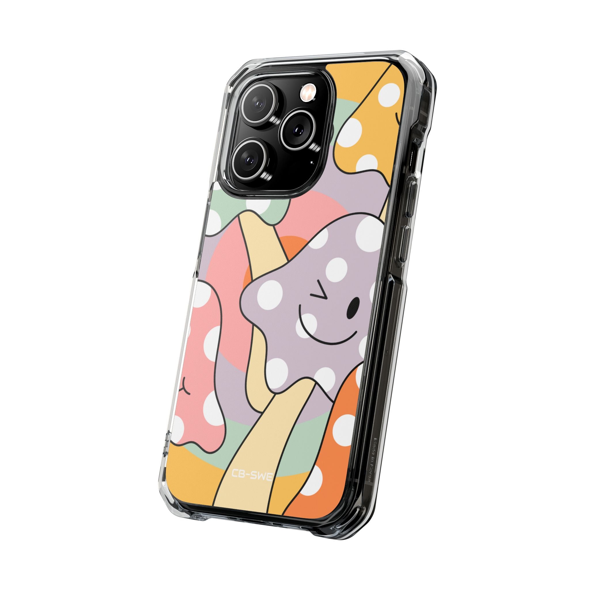 Playful Mushroom Friends iPhone Case - Impact
