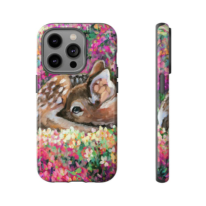 Oil painting - Young Deer - Protective Phone Case