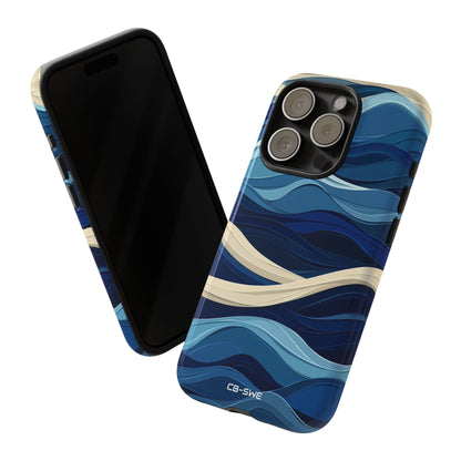 Waves Embrace Shore - iPhone Case
