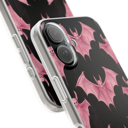 Pink Batwave iPhone 16 Case - Soft