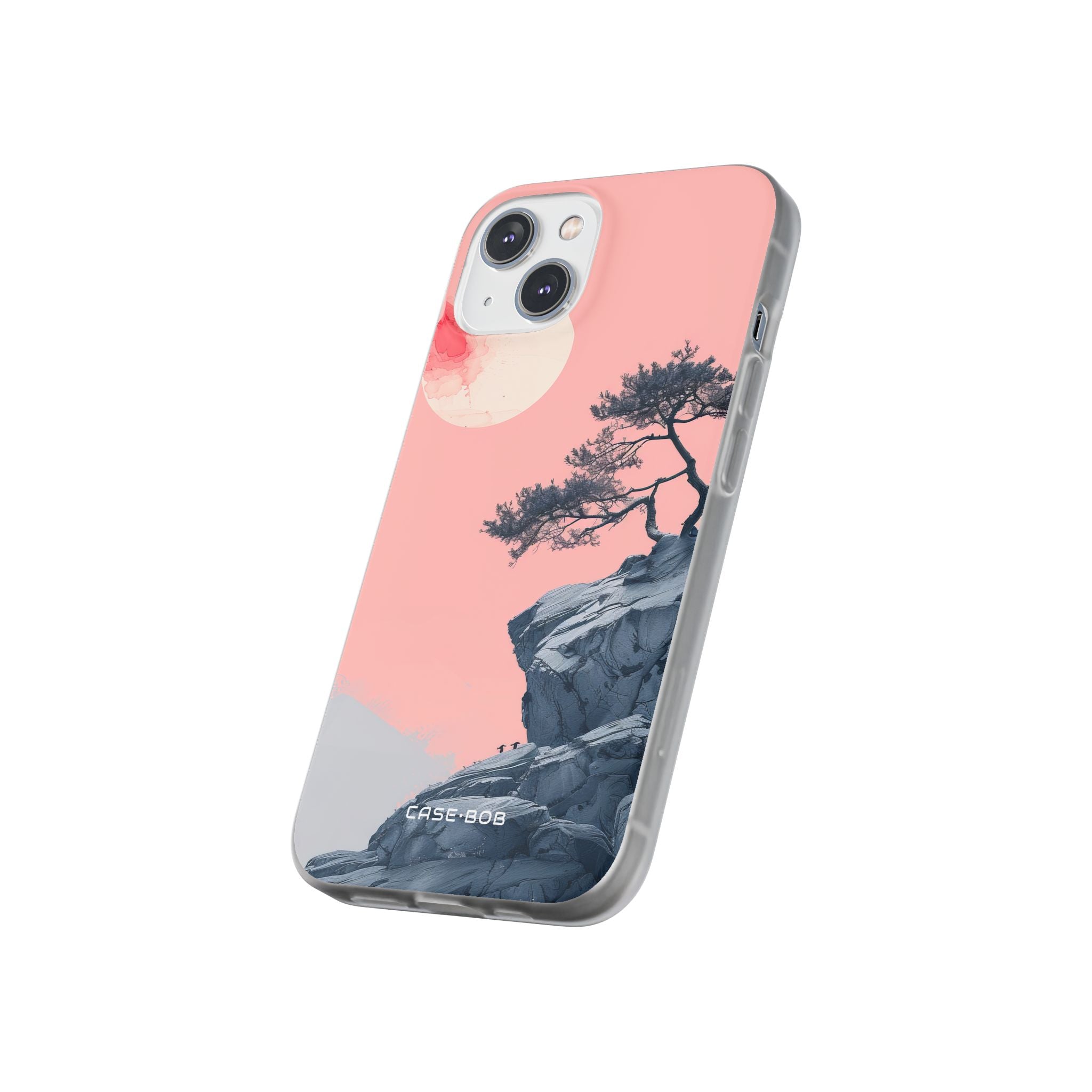 Crimson Moon Tree iPhone 14 Case - Soft