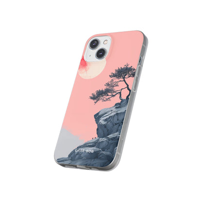Crimson Moon Tree iPhone 14 Case - Soft