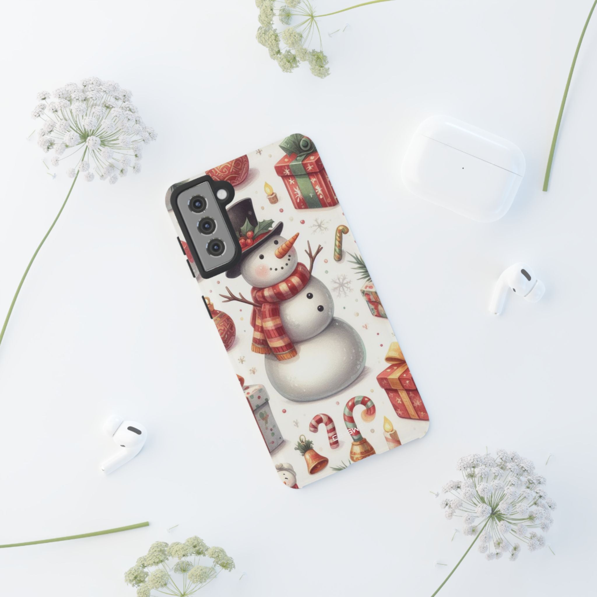 Snowman Wears Scarf - Samsung Case