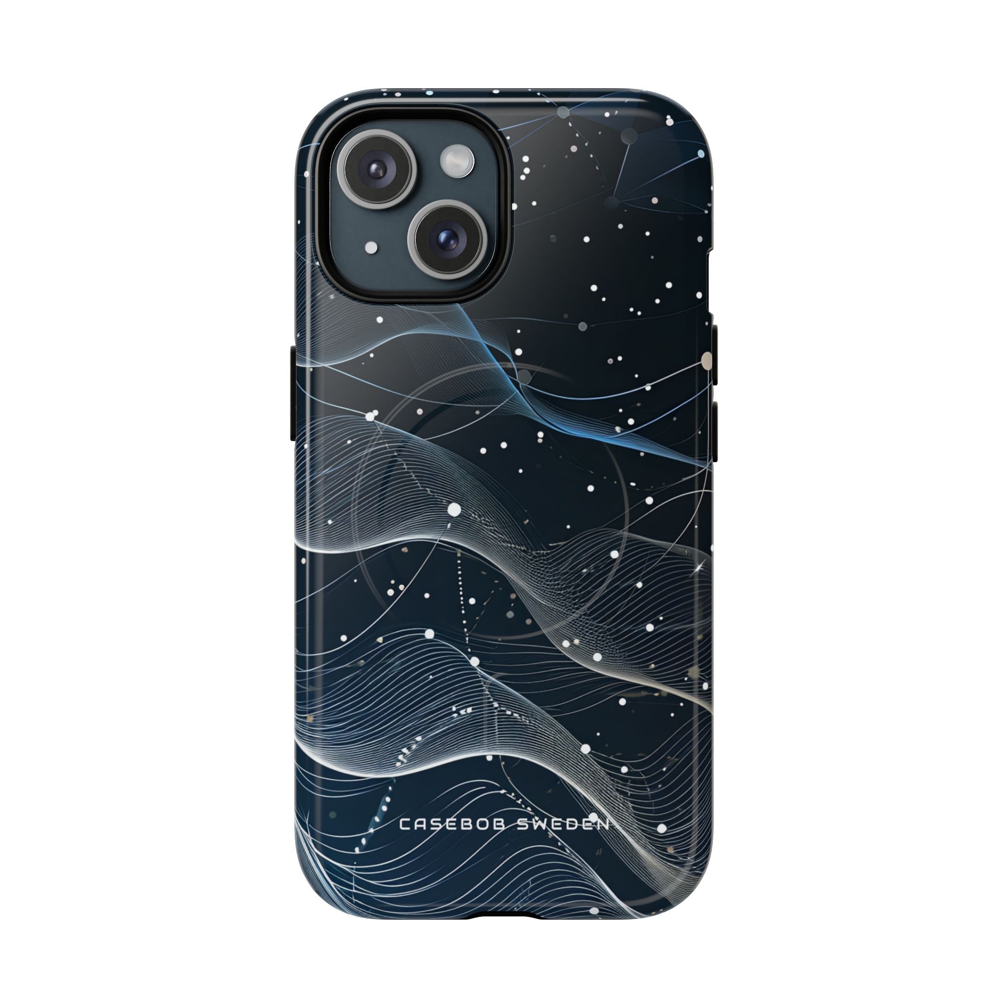 Gradient Neural Waves iPhone 15 | Tough+ Phone Case