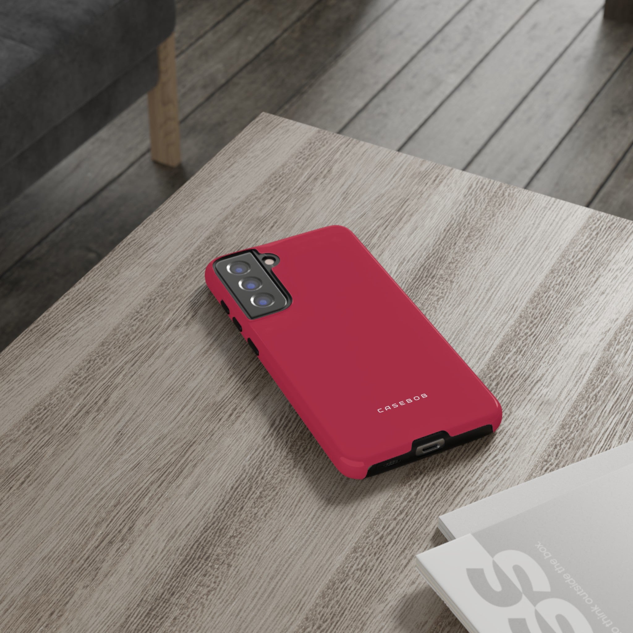 Bright Maroon - Protective Phone Case