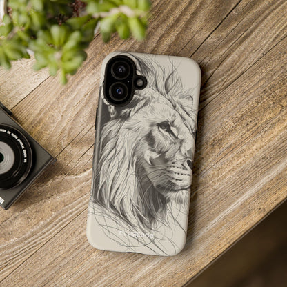 Majestic Lion: Minimalist Elegance - for iPhone 16