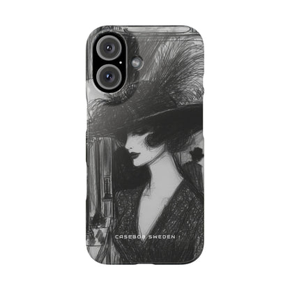 Timeless Elegance in Monochrome iPhone 16 - Slim Phone Case