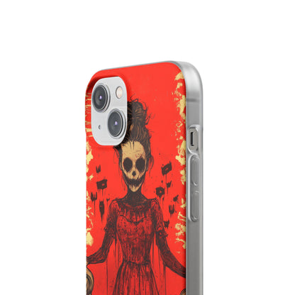 Haunting Scarlet Descent iPhone 14 - Flexi Phone Case