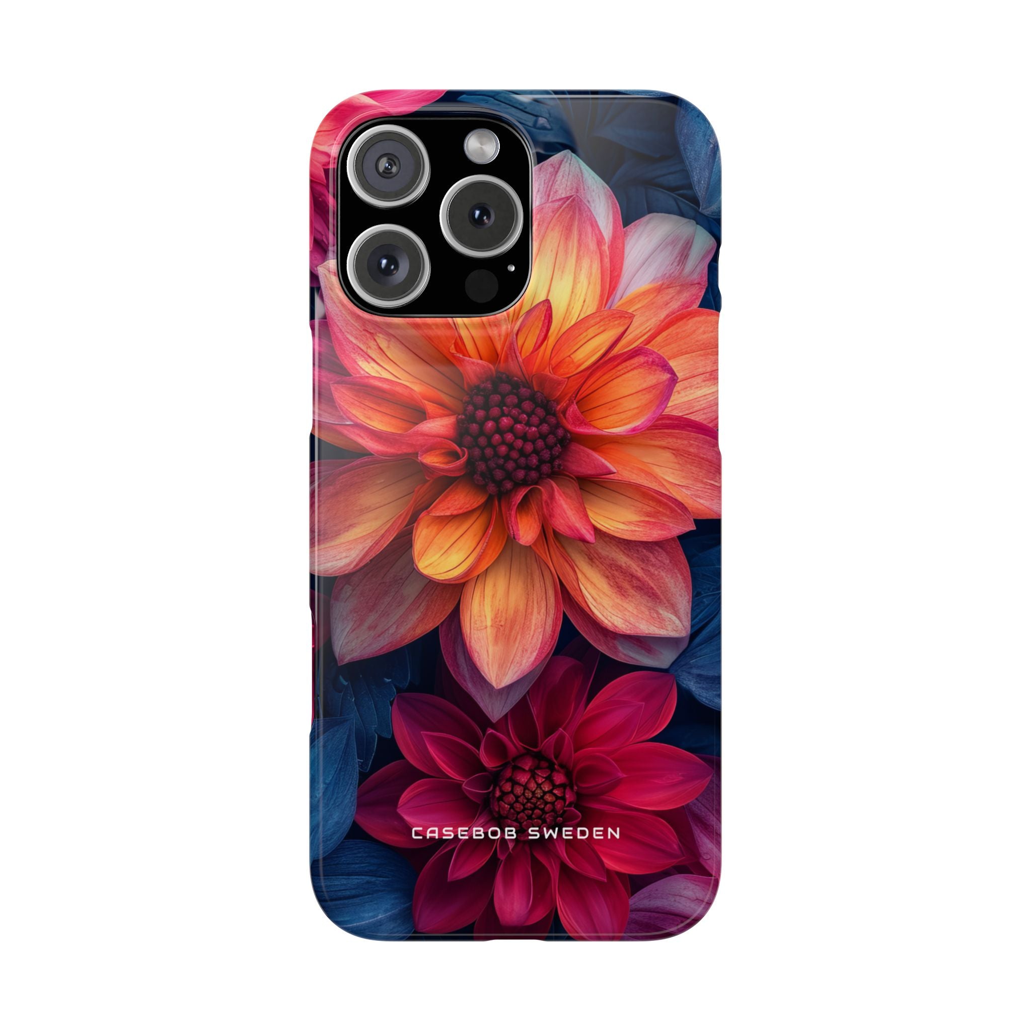 Fiery Bloom Harmony iPhone 16 - Slim Phone Case