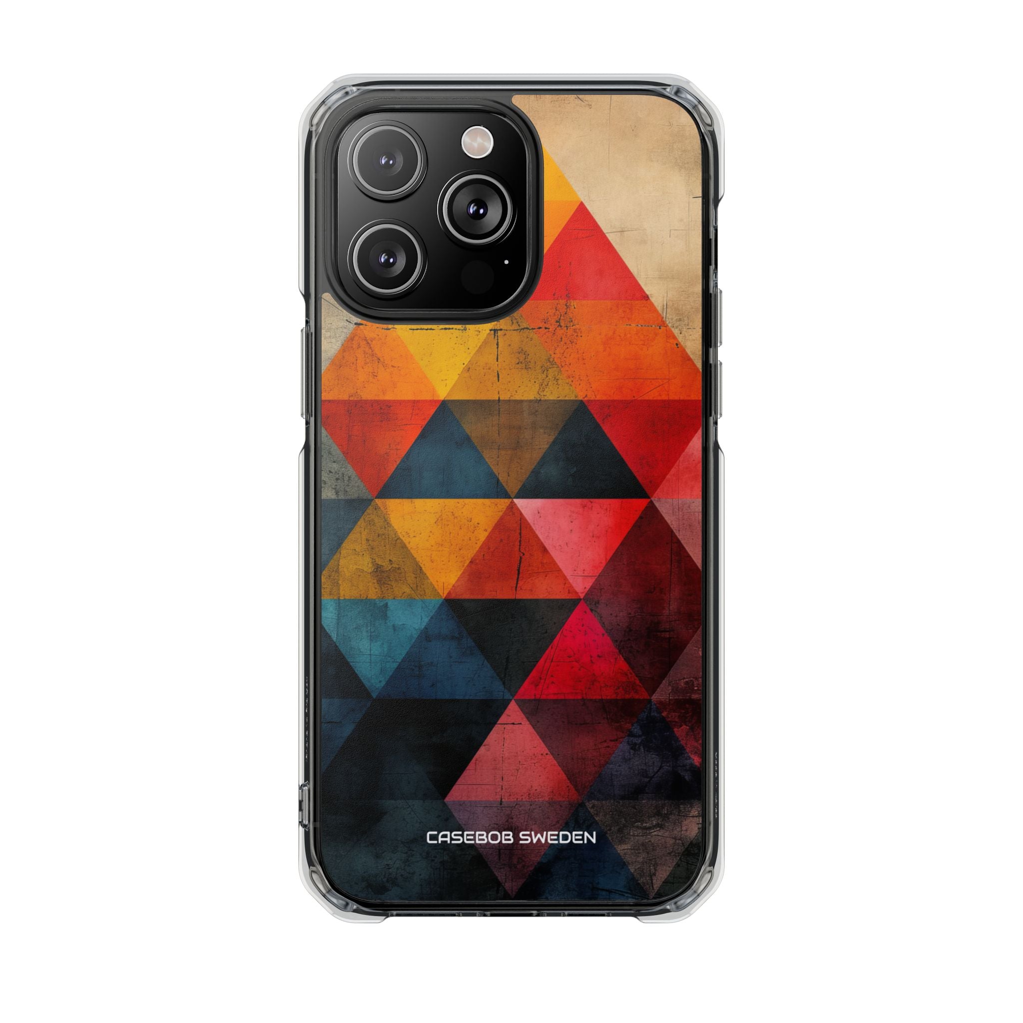 Geometric Energy - Clear Impact iPhone 14 Phone Case