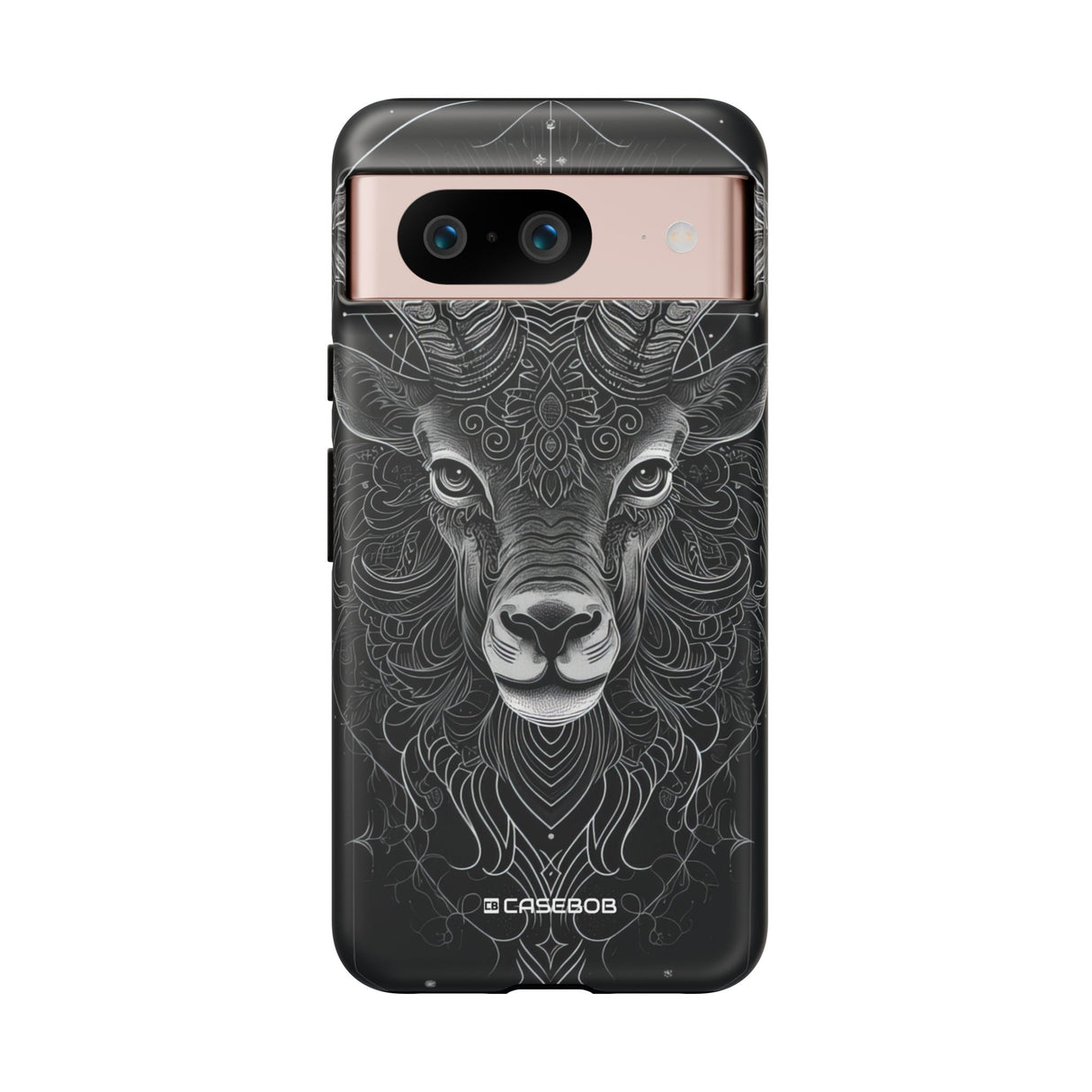 Mystic Ram Mandala | Protective Phone Case for Google Pixel