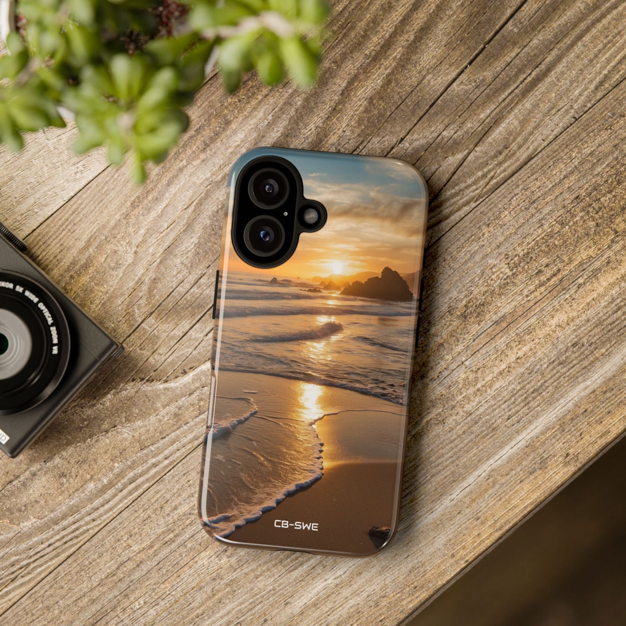 Waves Embrace Shore - iPhone Case