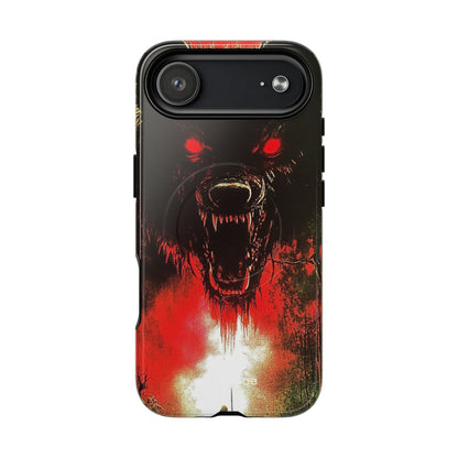 Crimson Wolf iPhone 17 Air Case - Tough+