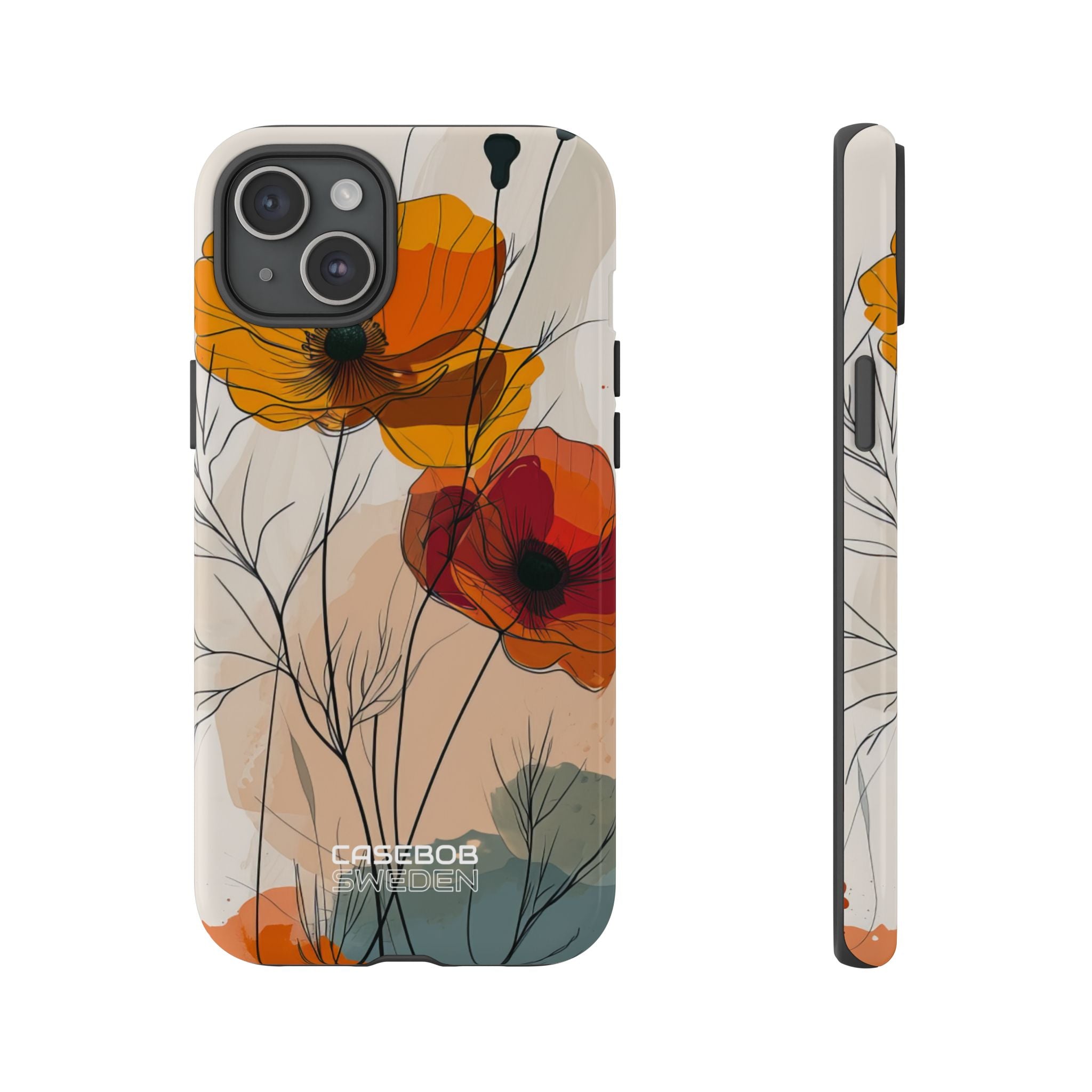 Golden Bloom Dance iPhone 15 - Resistente