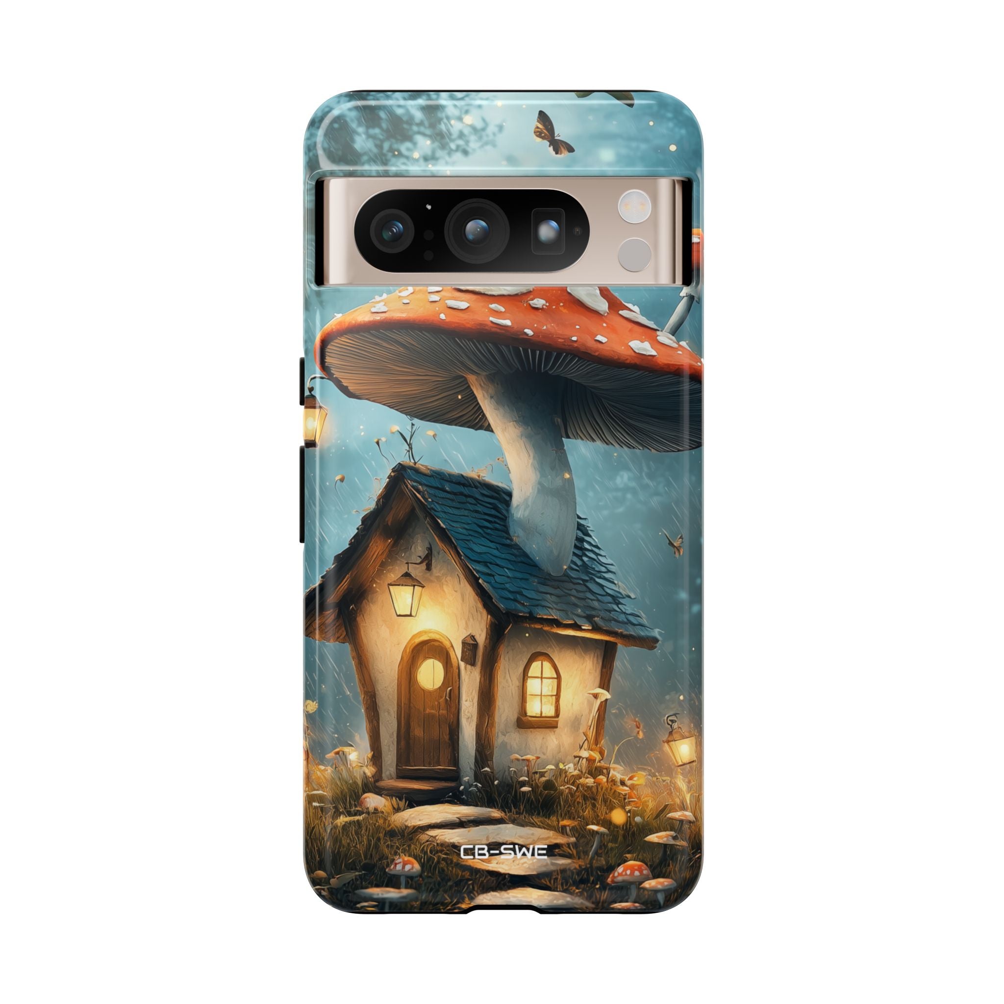 Mushroom House Glows - Google Pixel Case