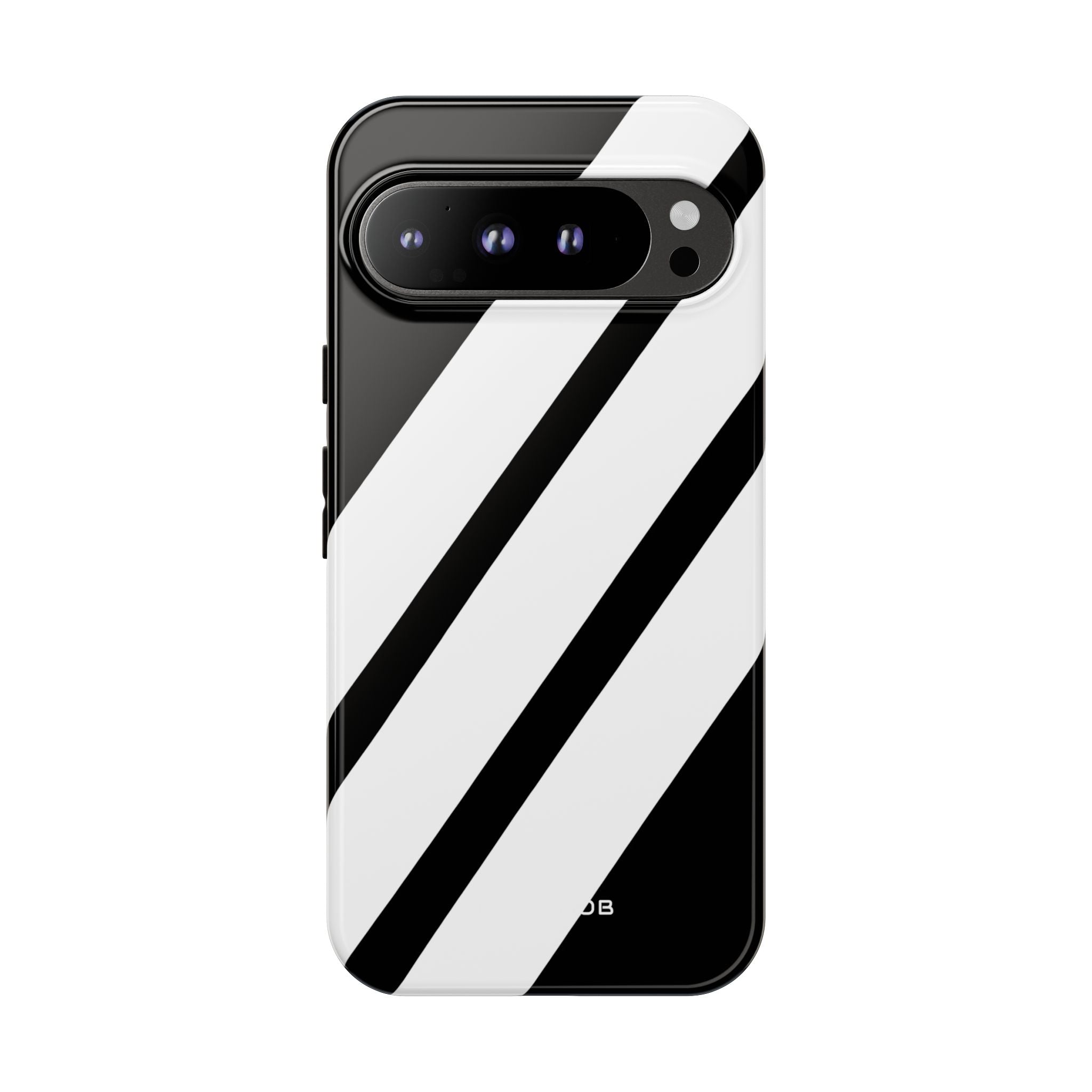 Diagonal Bands Noir Google Pixel 9 Pro XL Case - Tough