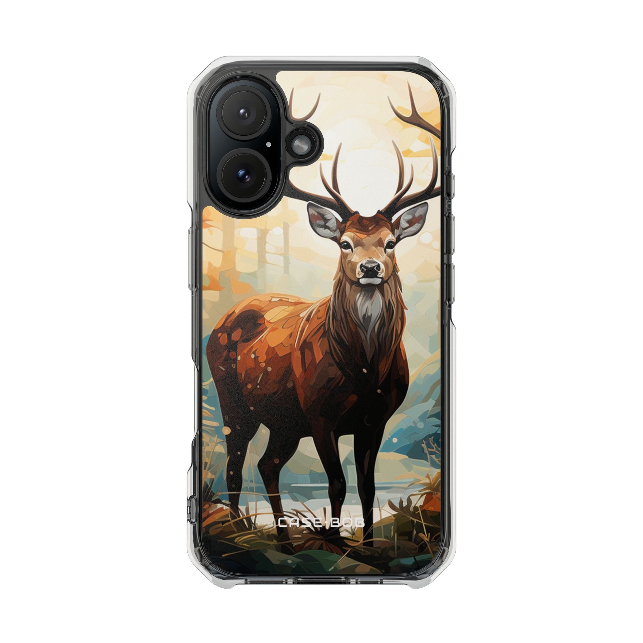 Glowing Stag iPhone 15 Case - Impact