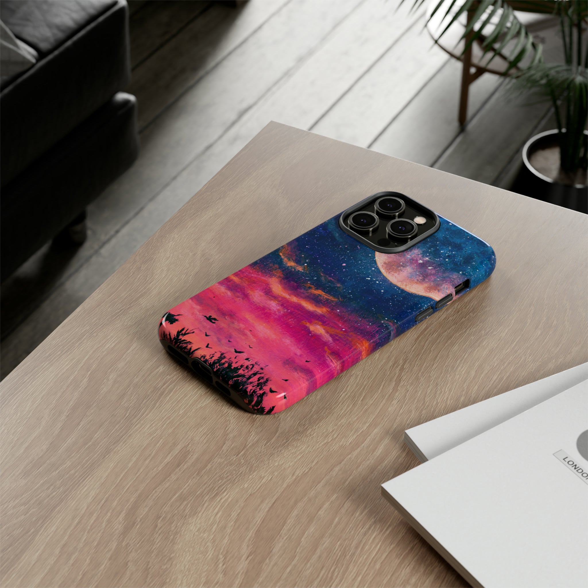 Oil painting - Big Planet - Protective Phone Case