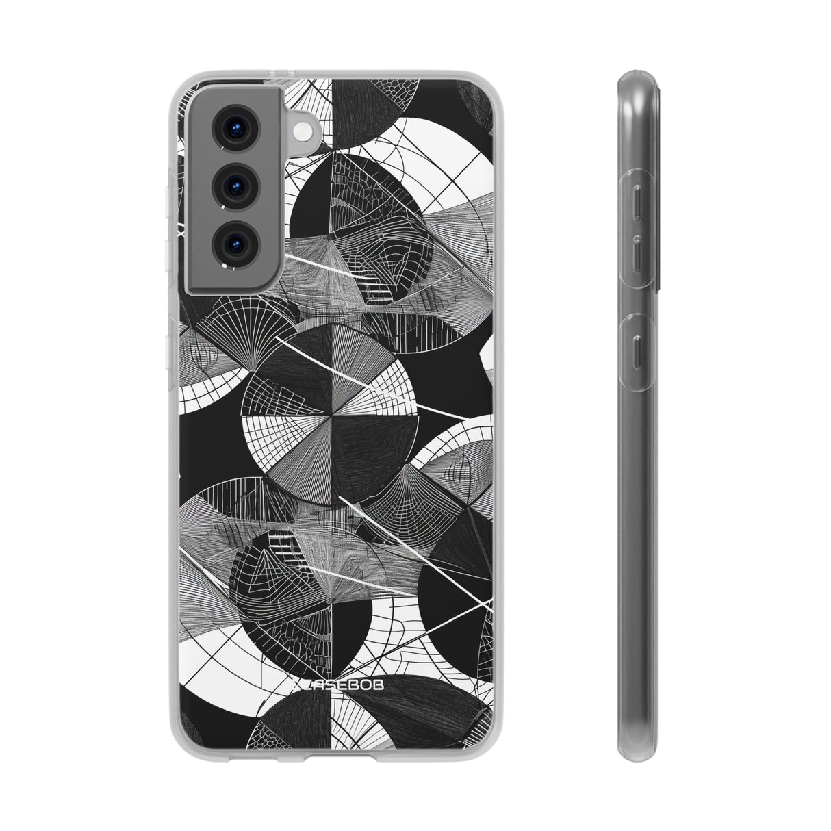 Geometrische Eleganz | Flexible Handyhülle für Samsung Galaxy