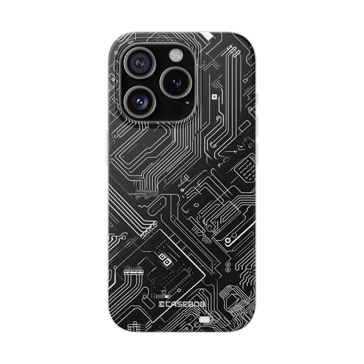 Cyber ​​Circuitry Art | Flexible Handyhülle für iPhone