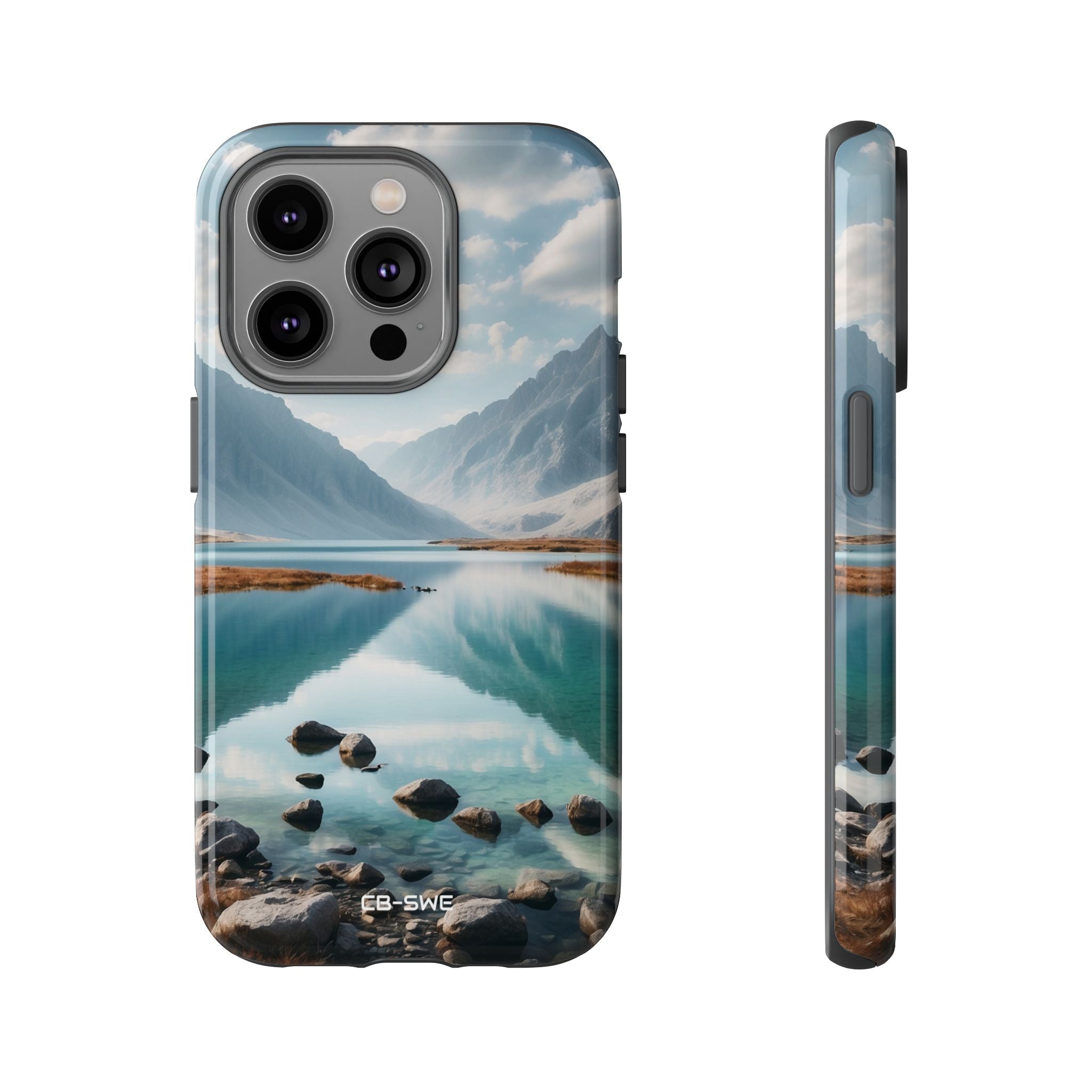 Mountain Reflections Swim - iPhone Case