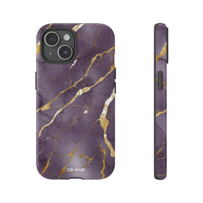 Golden Veins Flowing - iPhone Case
